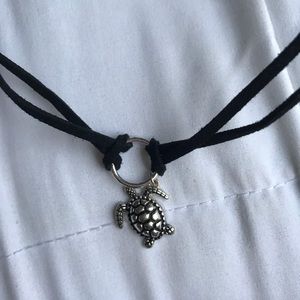 Turtle choker necklace